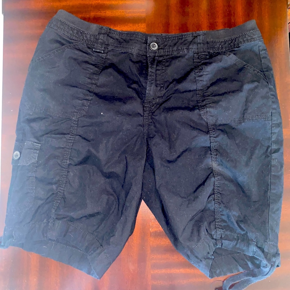 Black Cargo Shorts